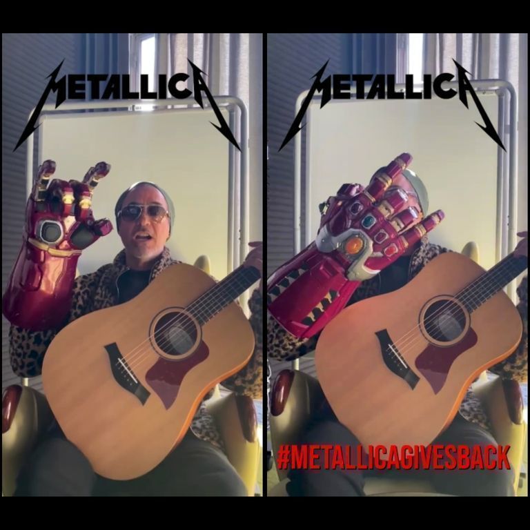 Robert Downey Jr. hace una cordial invitación al primer live-stream benéfico de Metallica