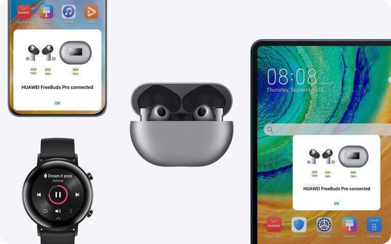 Elegancia y la más avanzada tecnología de audio están disponibles en nuevos Huawei FreeBuds Pro