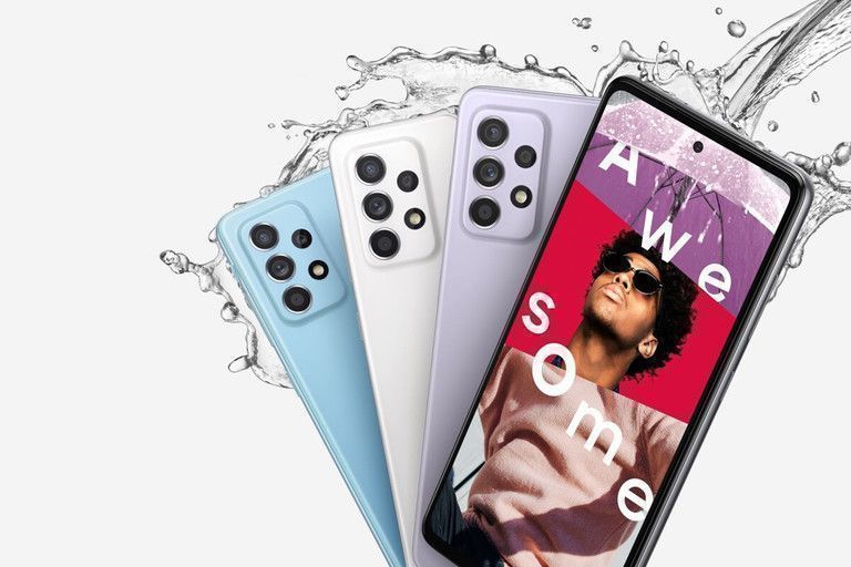 El Galaxy A52 A72 posee el escudo de la certificación IP67 resistente al agua y al polvo