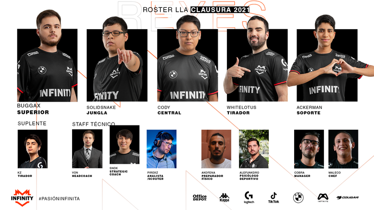 INFINITY inicia su defensa del título en el Clausura de la LLA