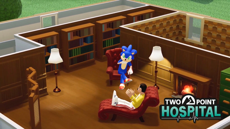 El crossover definitivo: Sonic se une a Two Point Hospital