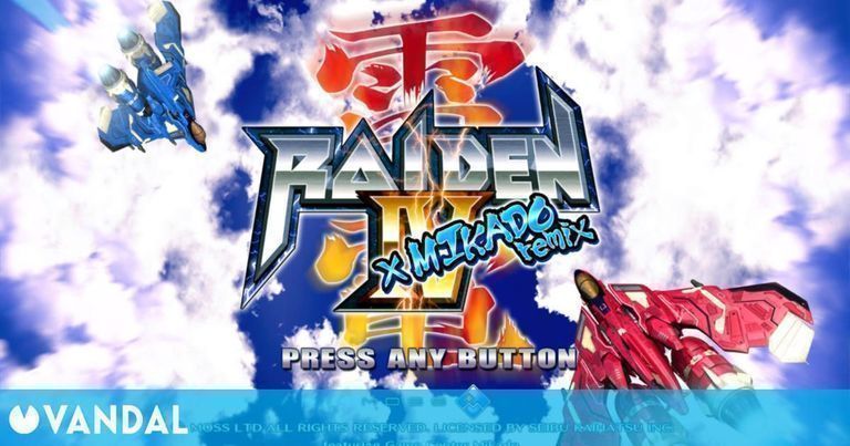 El icónico arcade Shoot 'Em Up' Raiden IV x MIKADO Remix' ya disponible para Nintendo Switch