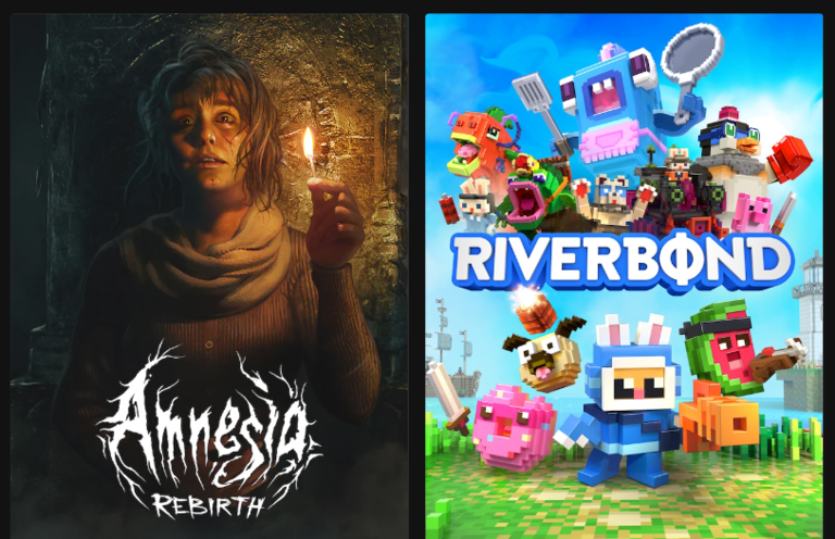 Amnesia: Rebirth y Riverbond estan Gratis en la EPIC GAMES Store esta Semana!