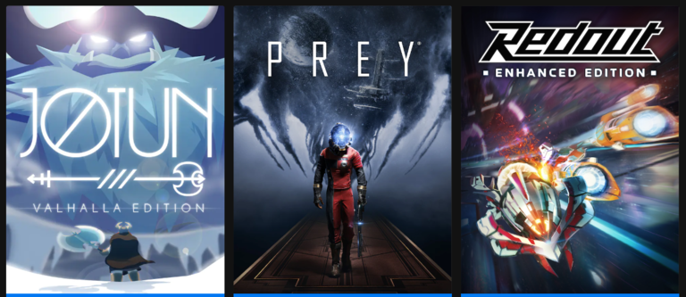 Jotun: Valhalla Edition, Prey y Redout: Enhanced Edition Gratis en la Epic Games Store esta Semana!