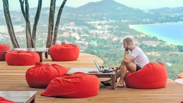 El estilo de vida de un nómada digital