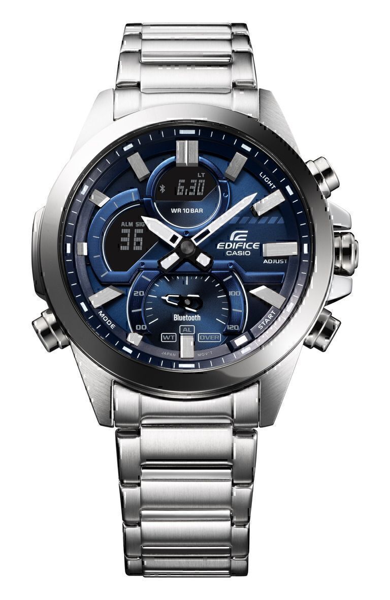 EDIFICE ECB-30: El ensamblaje perfecto entre la moda y el automovilismo a través de un diseño tan aerodinámico como el bólido más veloz