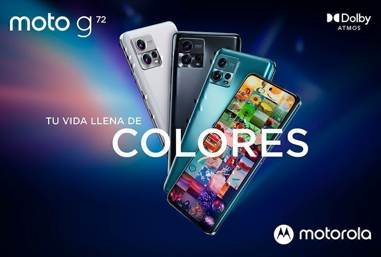 Llega a Costa Rica el nuevo moto g72 para llenar tu vida de colores