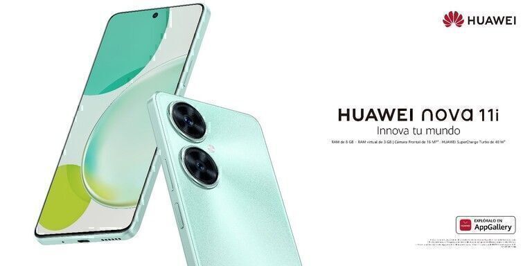 Probá el potente HUAWEI nova 11i con precio irresistible