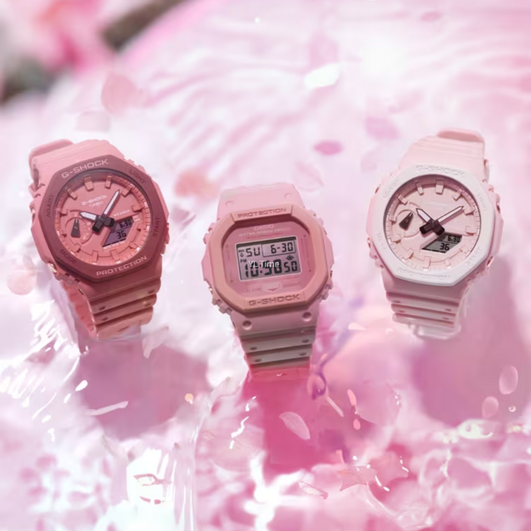 ¡Barbiecore! Súbete a la tendencia de color más candente de 2023 con la colección de relojes rosas Togenkyo Series