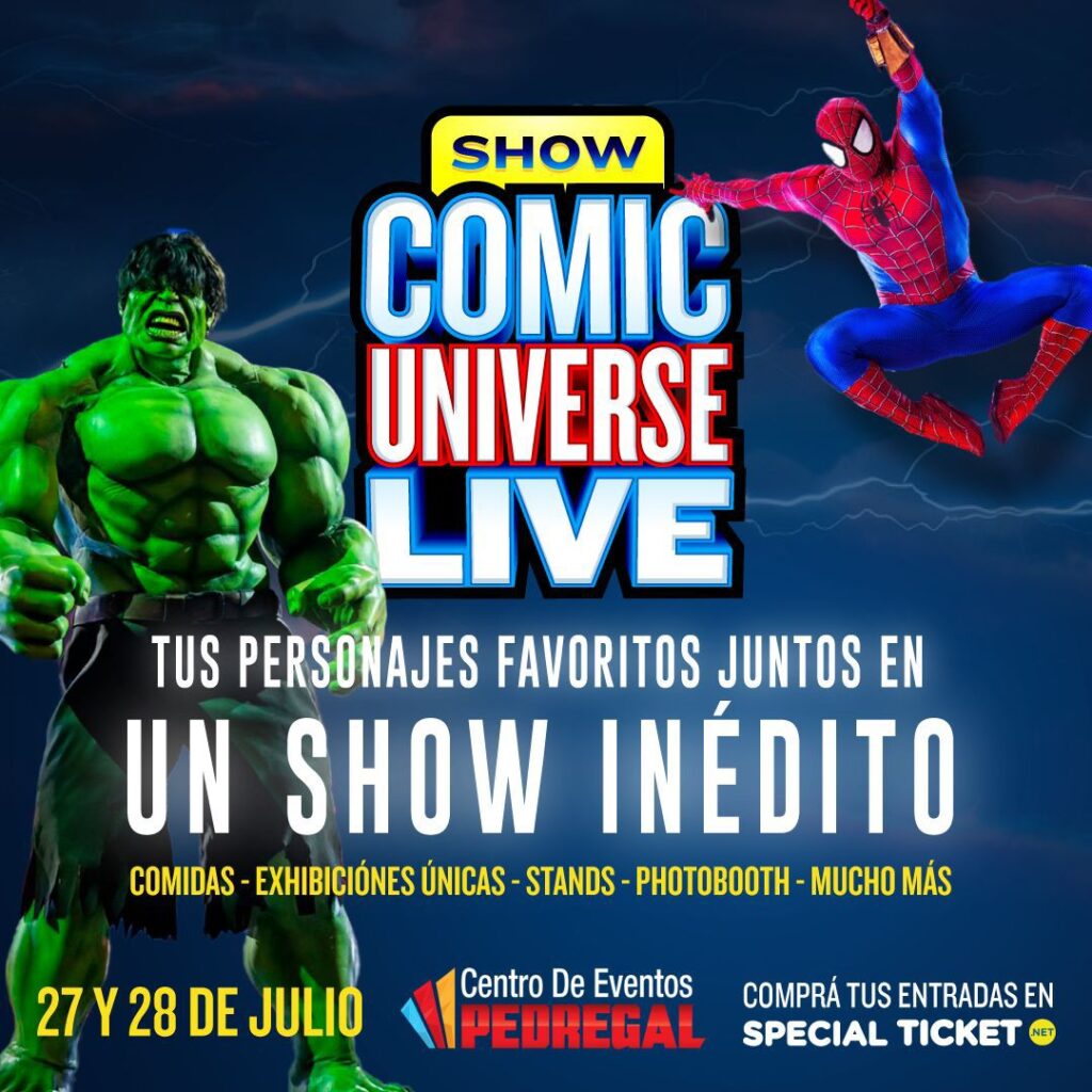 Producción anuncia suspensión de evento Comic Universe Live