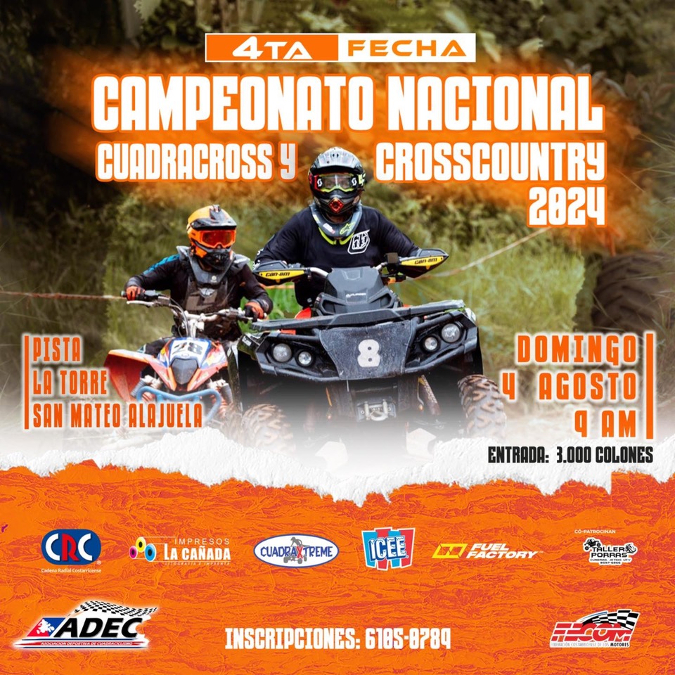 Cuadracross y Crosscountry llegan a mitad de temporada con fecha este domingo en La Torre