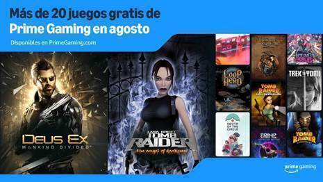 Prime Gaming, actualización de contenidos de agosto