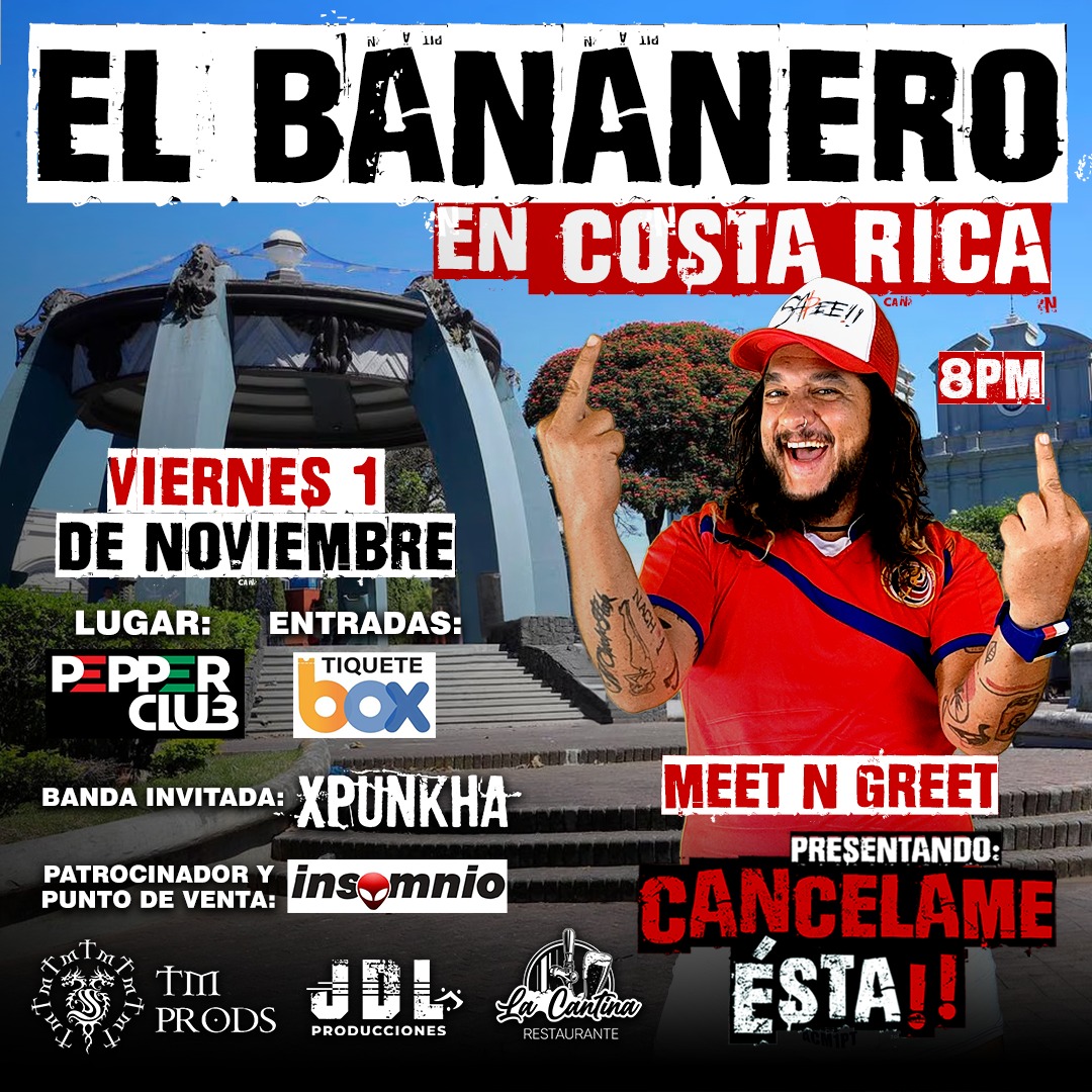 Xpunkha y El Bananero: una noche épica de música y humor en vivo