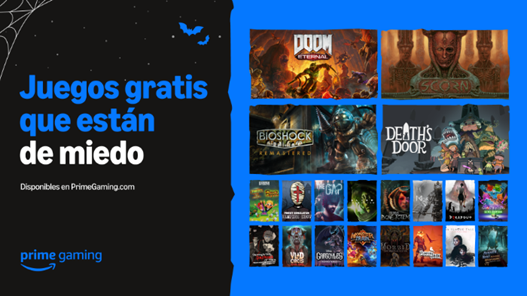 Prime Gaming, actualización de contenidos de octubre