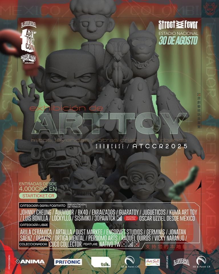 Costa Rica explora el futuro del Art Toy en Street Fever 2025