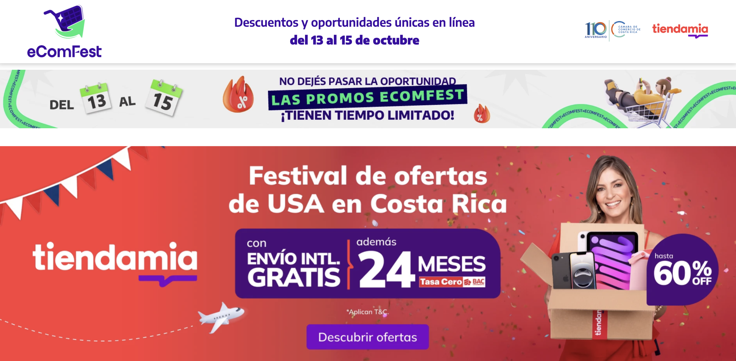 Tiendamia y la Cámara de Comercio de Costa Rica impulsan el primer evento nacional de comercio electrónico formal