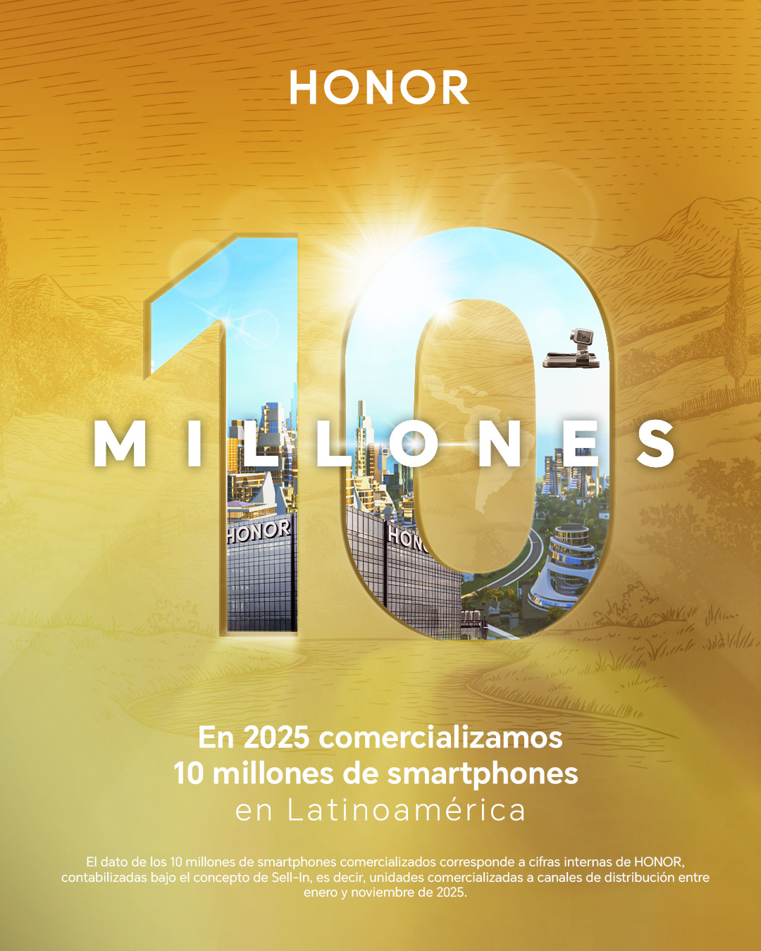 HONOR alcanza los 10 millones de smartphones comercializados en América Latina y anuncia sus primeros lanzamientos este 2026