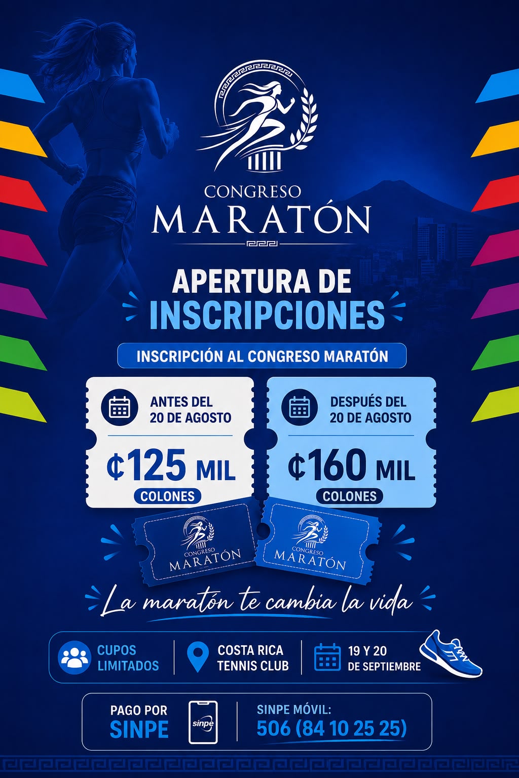 CONGRESO MARATÓN ABRE INSCRIPCIONES PARA SU PRIMERA EDICIÓN EN COSTA RICA