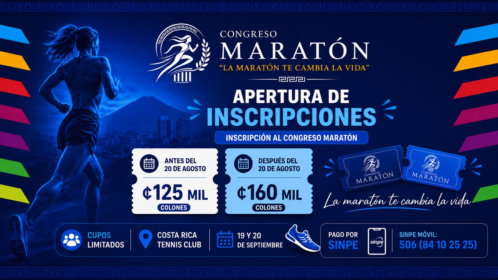 CONGRESO MARATÓN ABRE LAS INSCRIPCIONES PARA SU PRIMERA EDICIÓN EN COSTA RICA