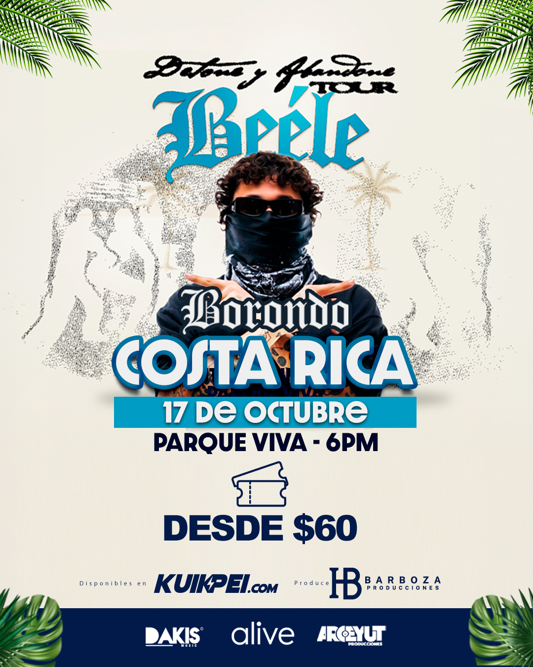 ¡ENTRADAS PARA EL CONCIERTO DE BEÉLE EN COSTA RICA YA ESTÁN A LA VENTA!