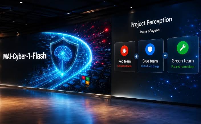 Microsoft presenta Project Perception y el nuevo modelo AI-Cyber-1-Flash