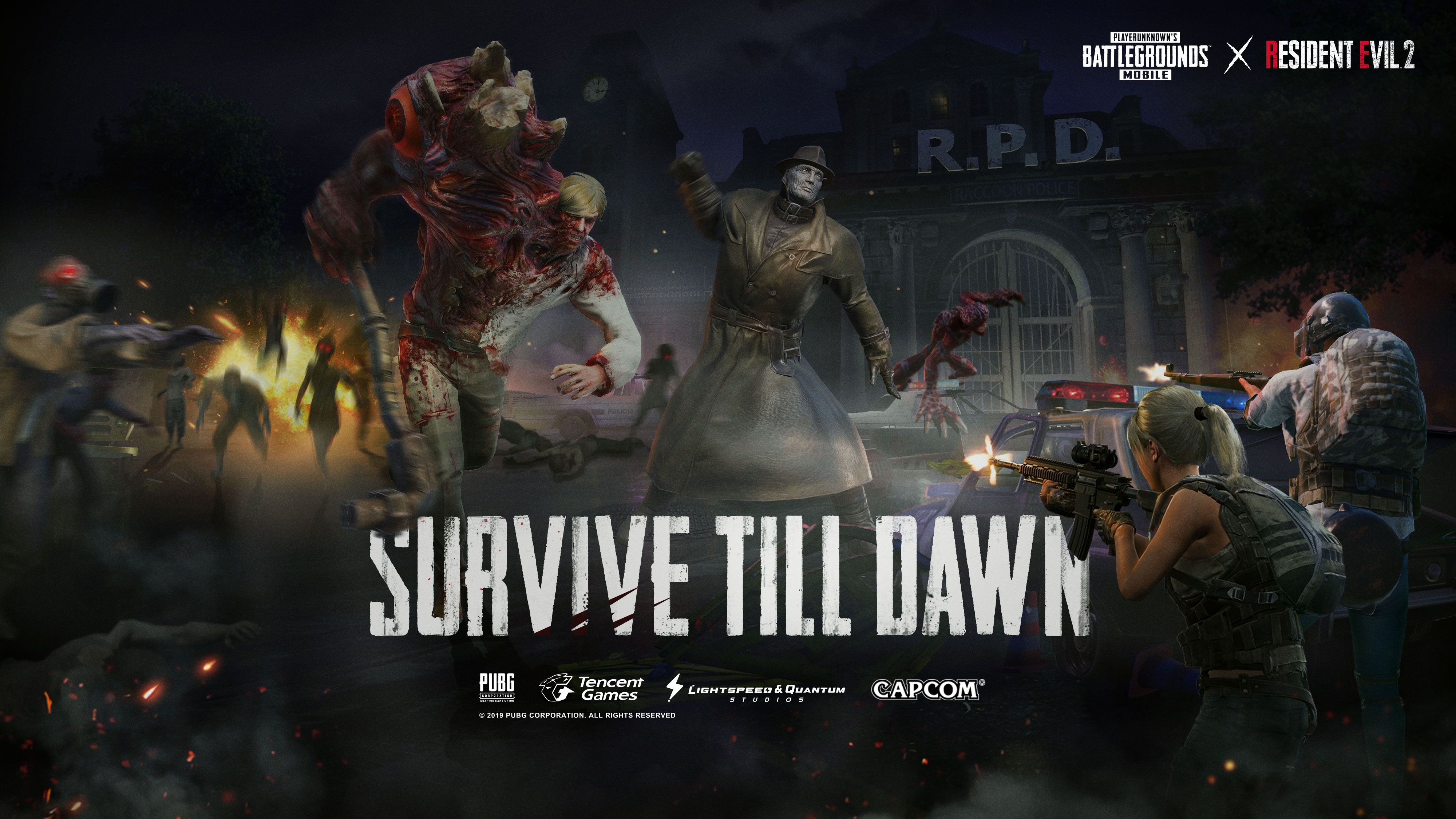 PUBG MOBILE Y RESIDENT EVIL 2 LANZAN EL MODO DE JUEGO «ZOMBIE: SOBREVIVE HASTA EL AMANECER» –  PRIMER CROSSOVER DE RESIDENTE EVIL CON UN JUEGO MÓVIL LANZAD