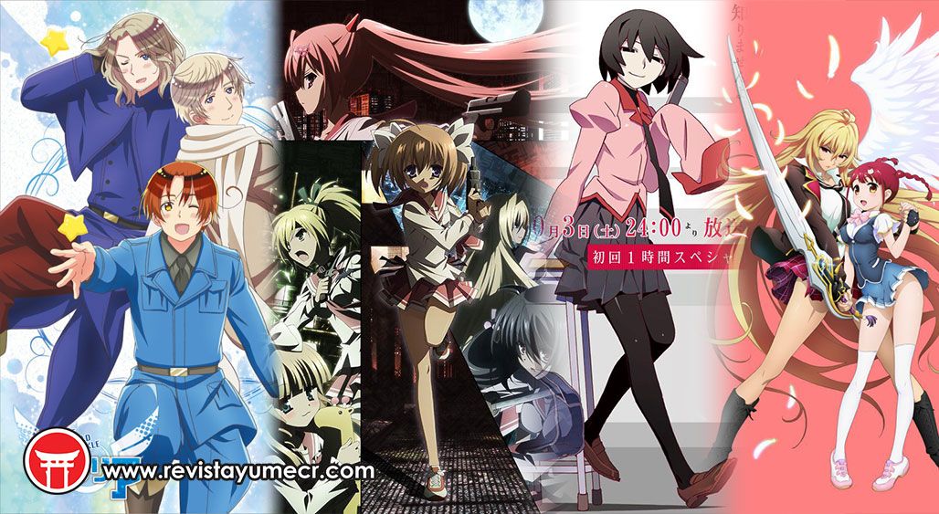 Hetalia, Hidan no Aria, Owarimonogatari y más en las noticias destacadas del día