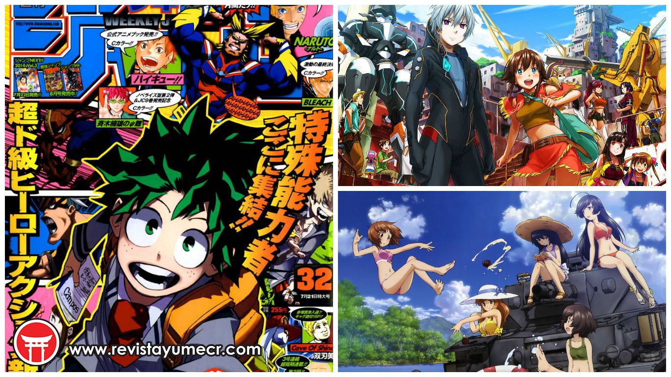 Noticias anime – Boku no Hero Academia, Suisei no Gargantia, Girls und Panzer y más