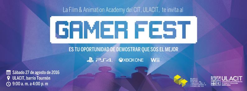 Gamer Fest 2016 – Representa a Costa Rica en el Campeonato Mundial de Deportes Electronicos