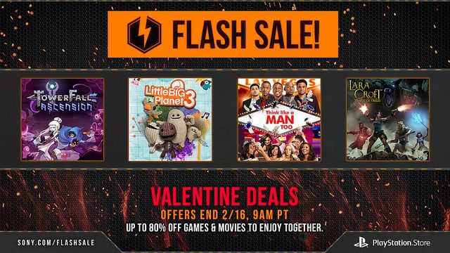 Flash Sale para San Valentín en la PS Store