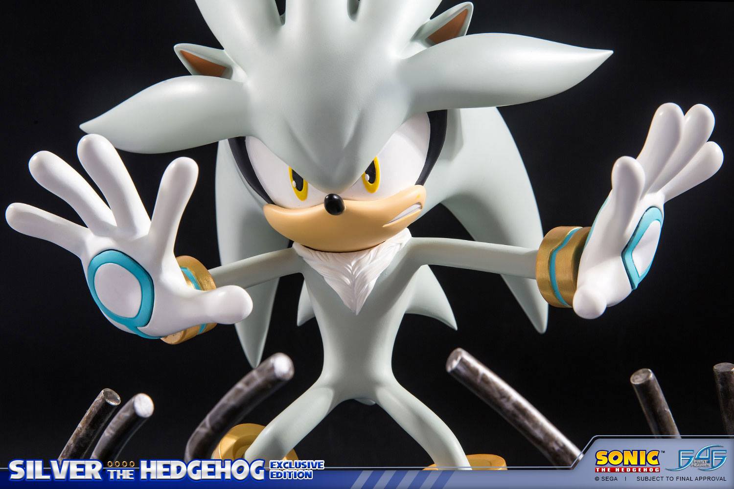 Mira la nueva figura de Silver the Hedgehog por F4F