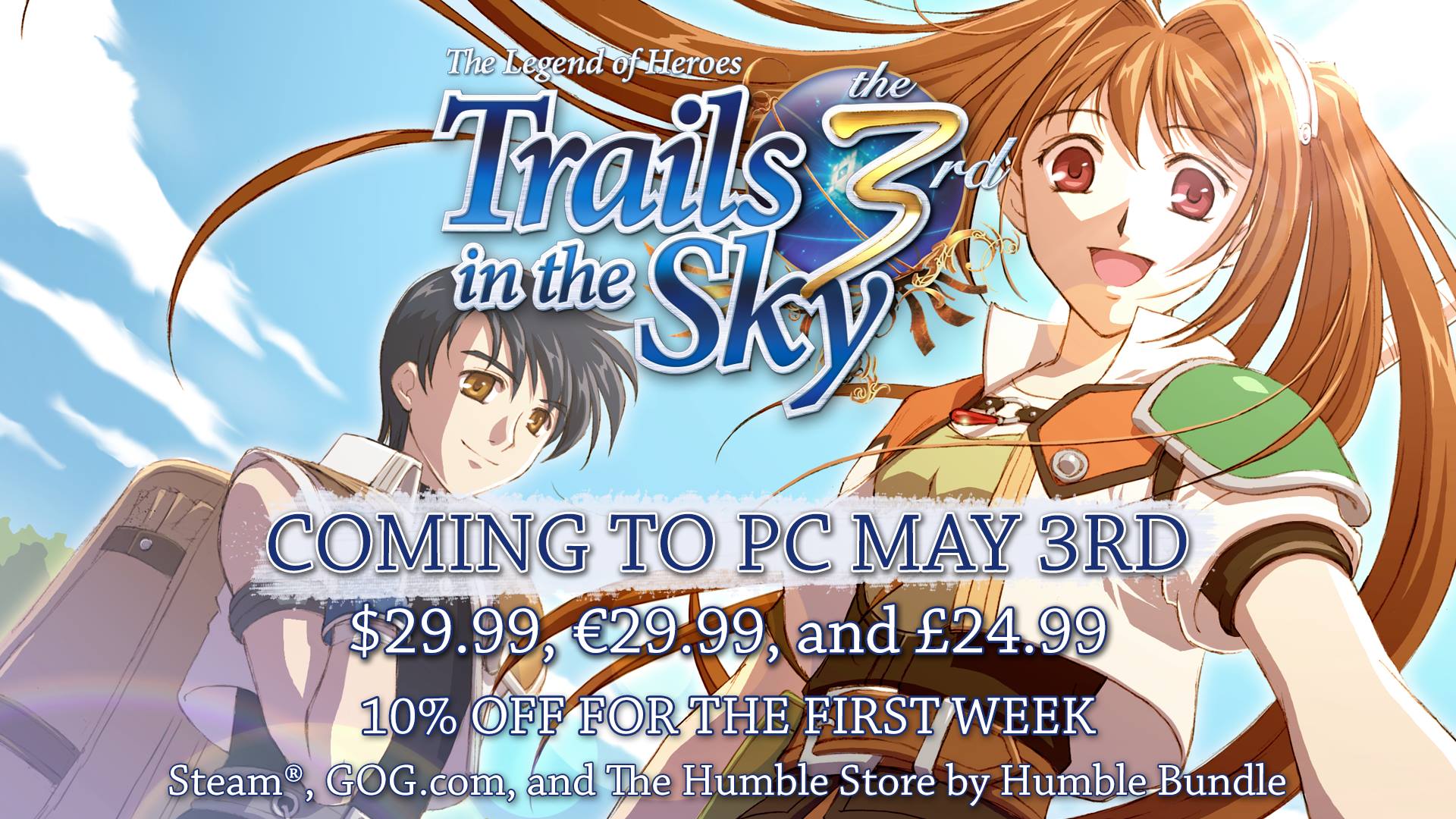 XSEED Games llevará Legend of Heroes: Trails in the Sky 3 y Trails of Cold Steel a PC