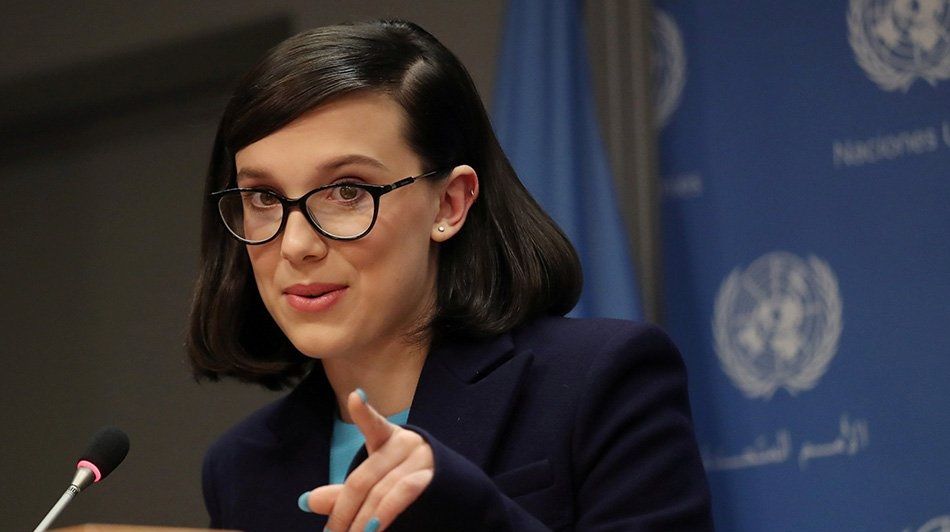 Millie Bobby Brown se convierte en la Embajadora de Buena Voluntad más joven
