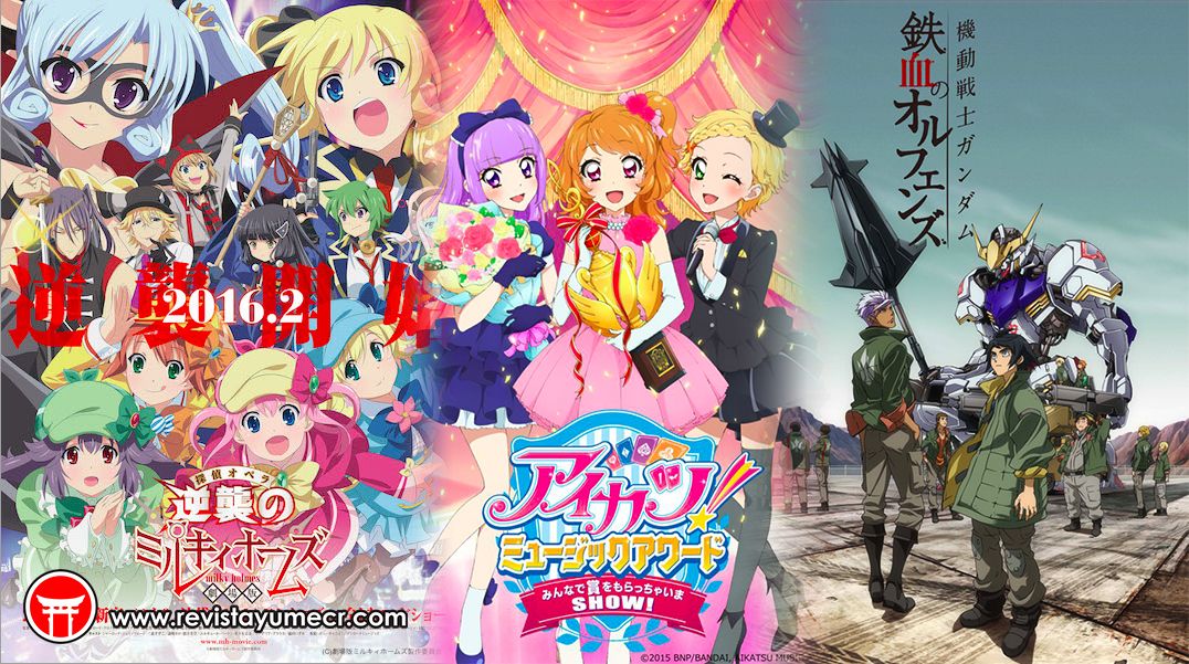 Aikatsu!, Gundam y Milky Holmes en lo más destacado de este sábado – Parte 1