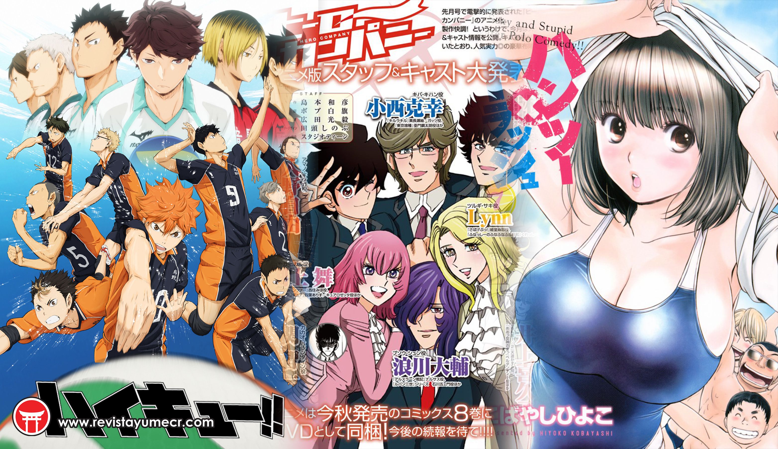 Haikyuu!!, Hero Company y más en lo más destacado de animes para el domingo