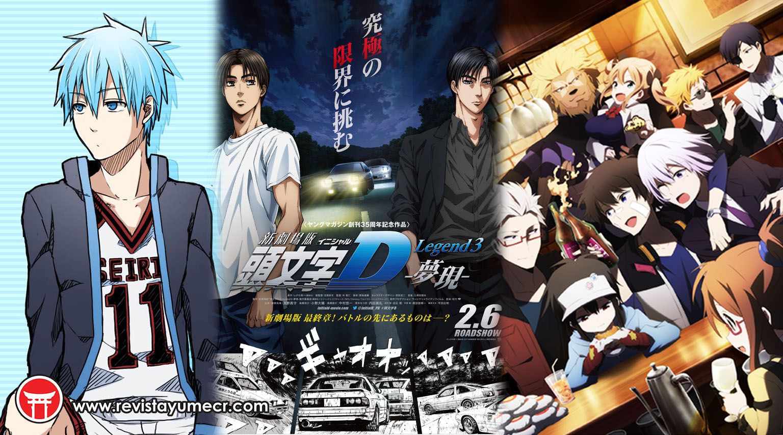 Noticias anime – Kuroko no Basket, Hamatora y más