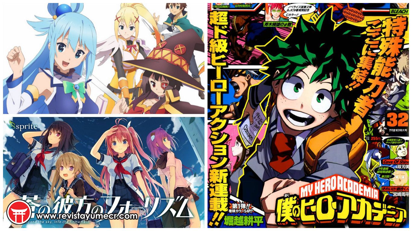 Noticias anime – Boku no Hero Academia, Ao no Kanata no Four Rhythm y más
