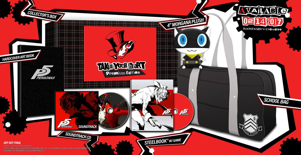 Persona 5 se lanzará el próximo 14 de Febrero en PlayStation 3 & 4
