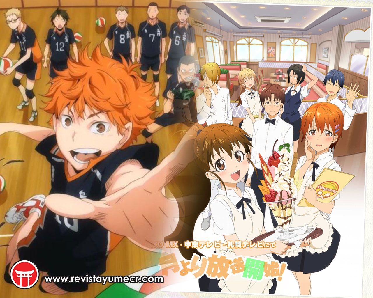 Haikyuu!!, Working!!! y más en los anuncios destacados del fin de semana