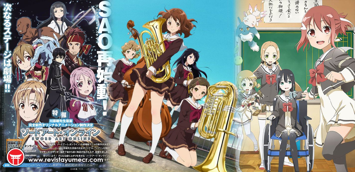 Noticias anime – Sword Art Online, Hibike! Euphonium y más