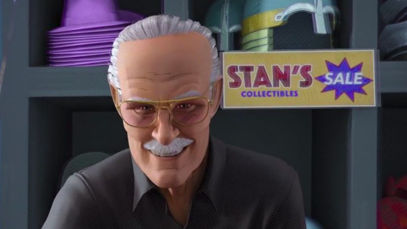 Las diferetes líneas de Stan Lee para “Spider-Man: Into The Spider-Verse”