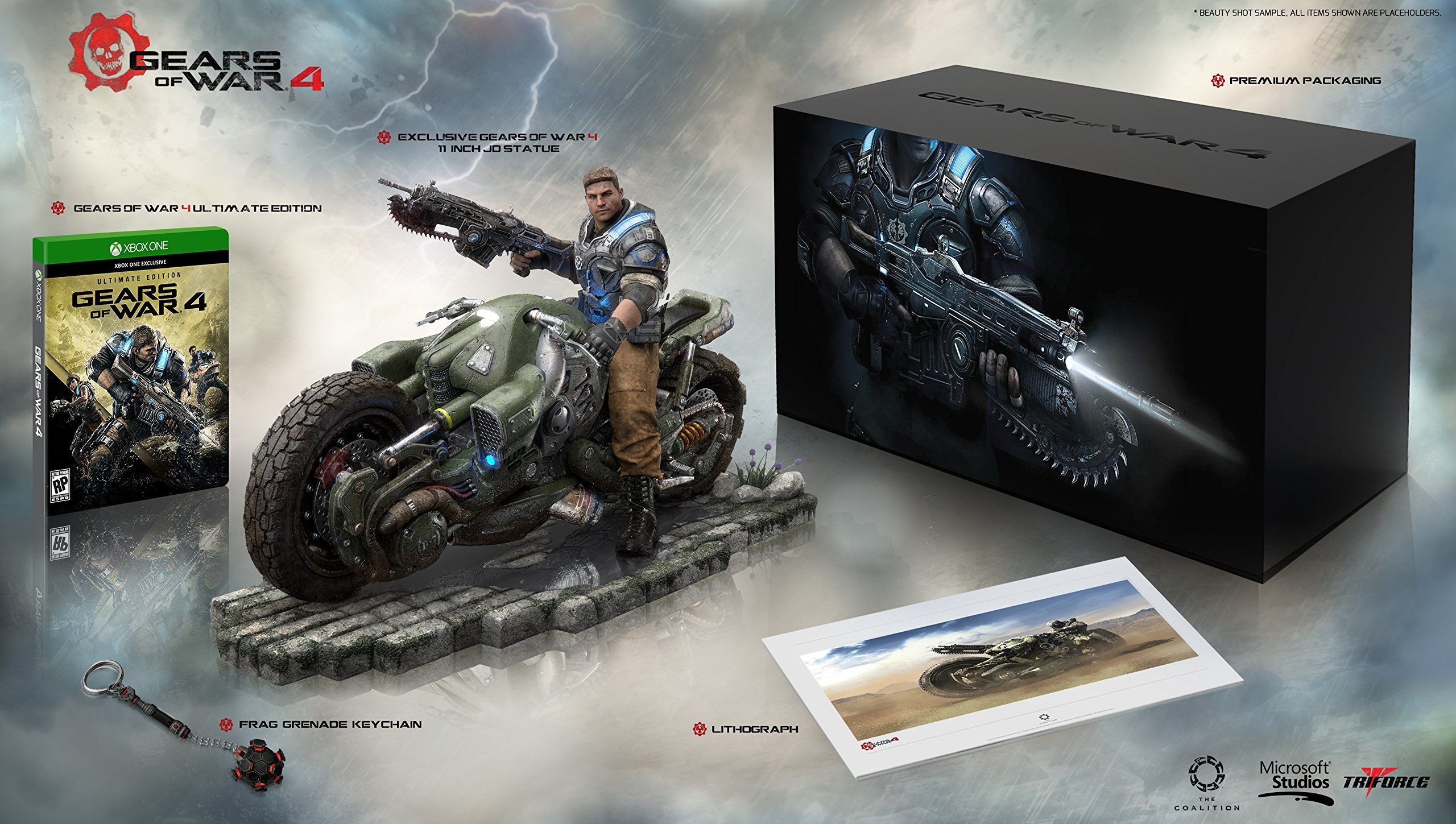 La edición collectors de Gears of War 4 incluye a JD Fenix en figura