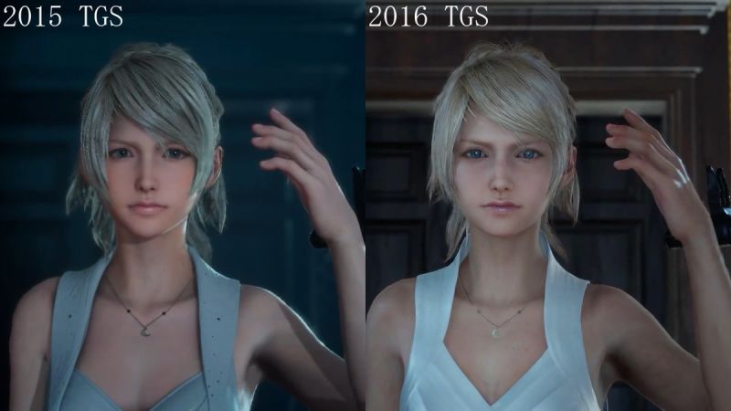 Mira el cambio de la heroína de Final Fantasy XV desde el año pasado