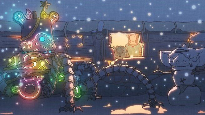 The Legend of Zelda: Breath of the Wild lanza una imagen con motivos de Navidad