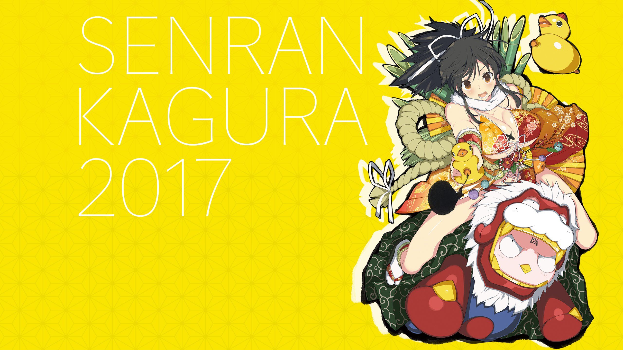 Así celebran el año nuevo con este arte de Senran Kagura: Peach Beach Splash