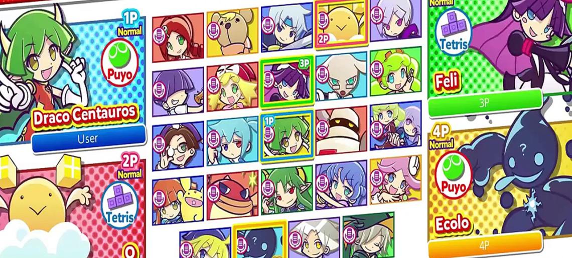 Se confirma Puyo Puyo Tetris para Nintendo Switch