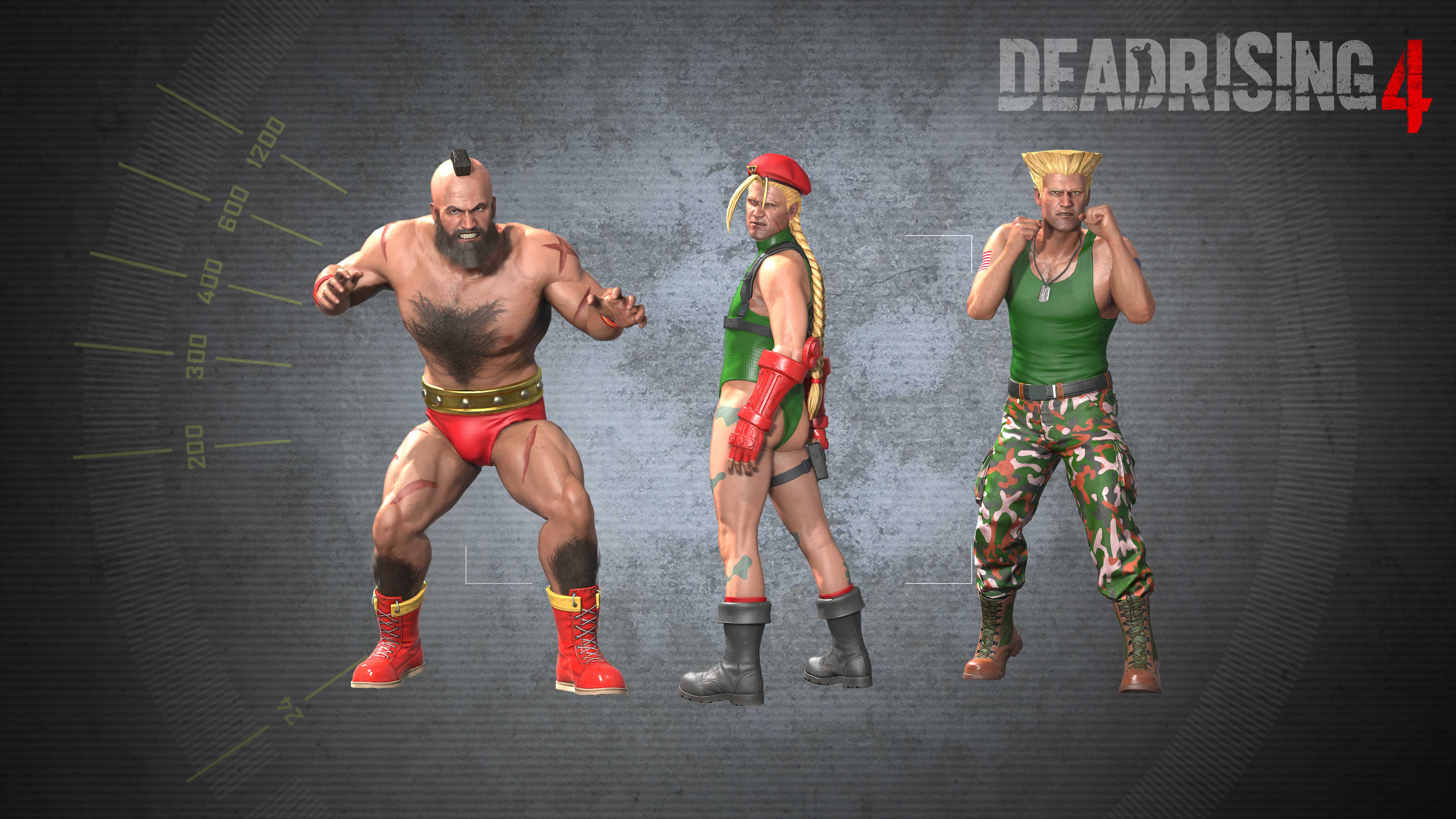 Mira los divertidos trajes de Street Fighter que llegan a Dead Rising 4