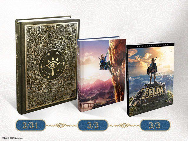 La guía oficial de Zelda: Breath of the Wild en su versión de colección se retrasa