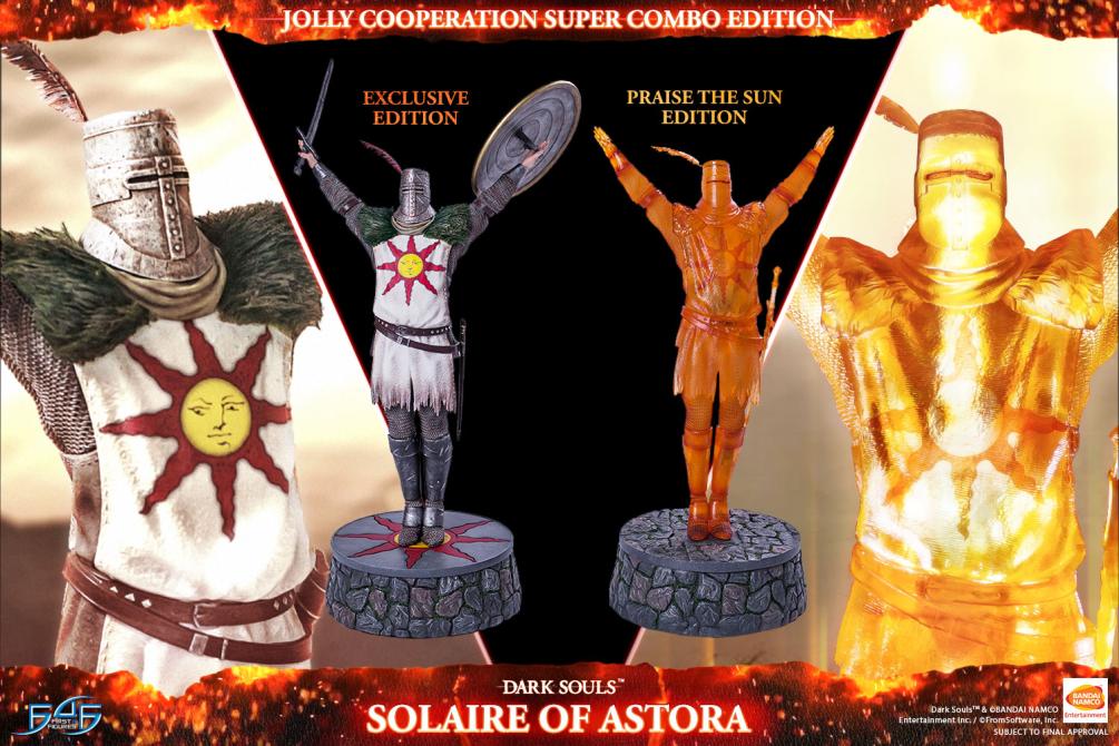 Mira esta increíble figura de Solaire de Astora de Dark Souls