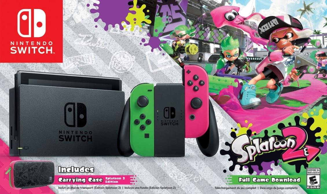 El bundle de Nintendo Switch con Splatoon 2 llegará a América
